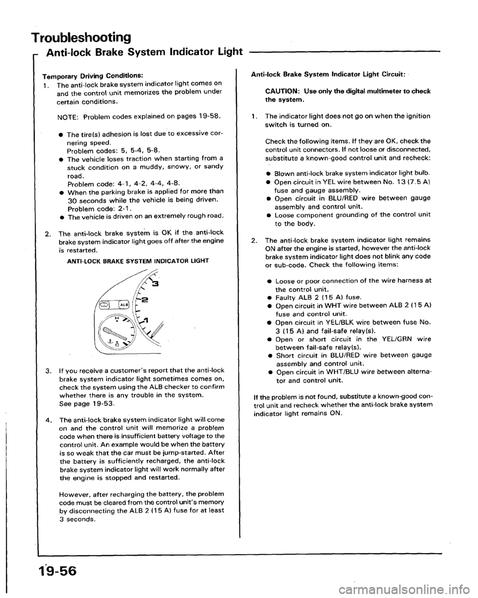 HONDA LEGEND 1991 2.G Workshop Manual 