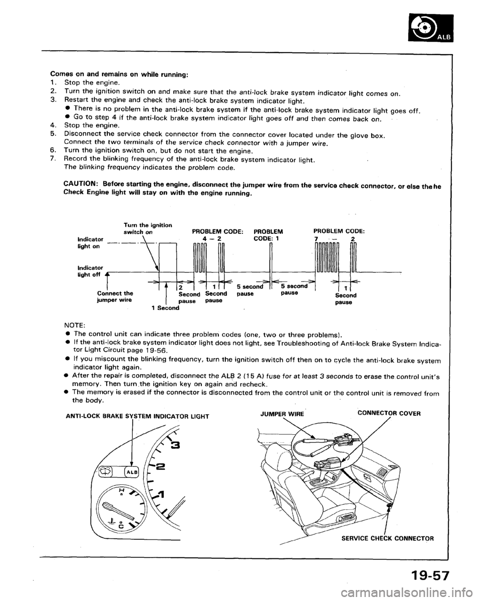 HONDA LEGEND 1991 2.G Workshop Manual 