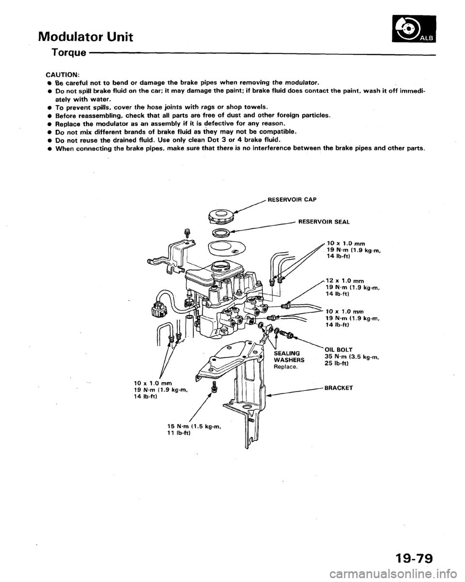 HONDA LEGEND 1991 2.G Workshop Manual 
