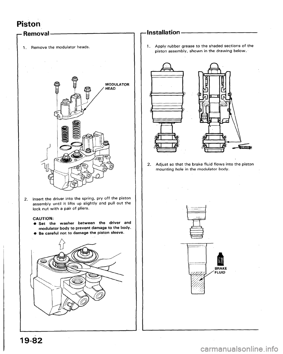 HONDA LEGEND 1991 2.G Workshop Manual 