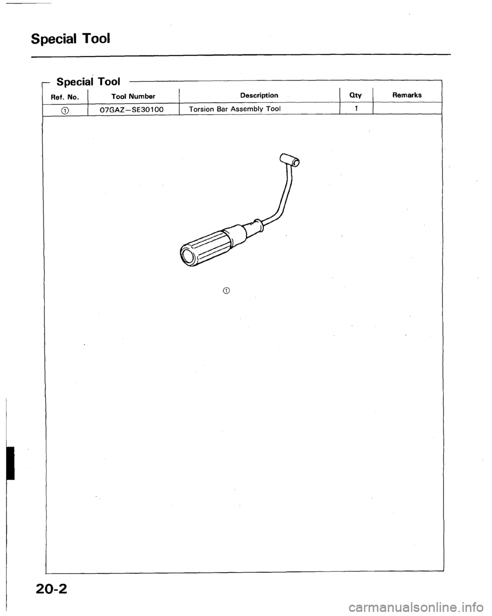 HONDA LEGEND 1991 2.G Workshop Manual 