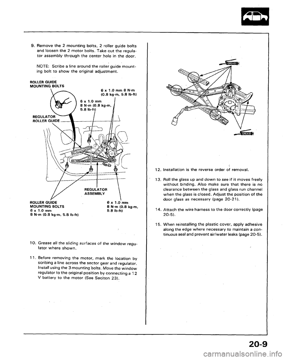 HONDA LEGEND 1991 2.G Workshop Manual 