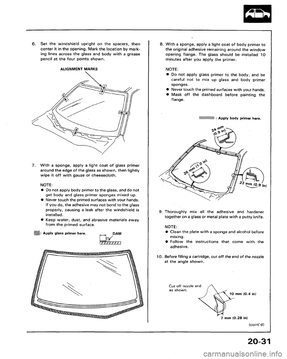 HONDA LEGEND 1991 2.G Workshop Manual 
