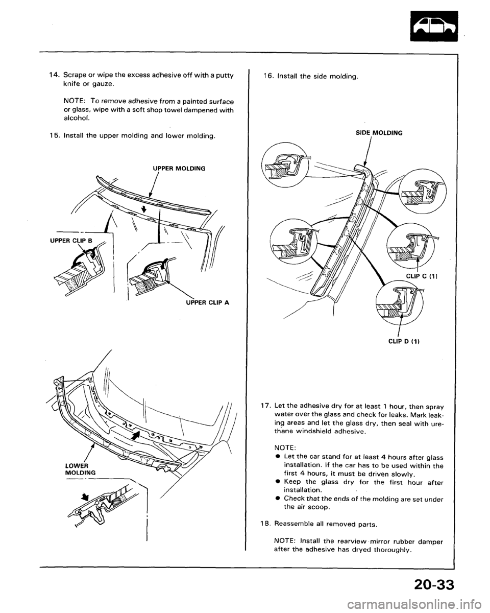HONDA LEGEND 1991 2.G Workshop Manual 