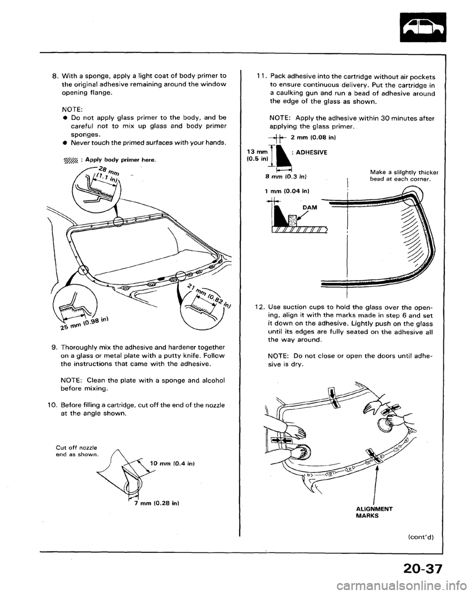 HONDA LEGEND 1991 2.G Workshop Manual 