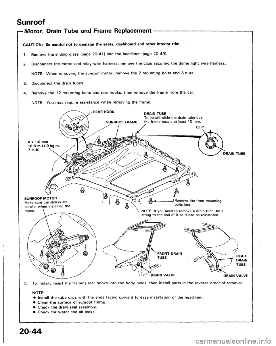 HONDA LEGEND 1991 2.G Workshop Manual 