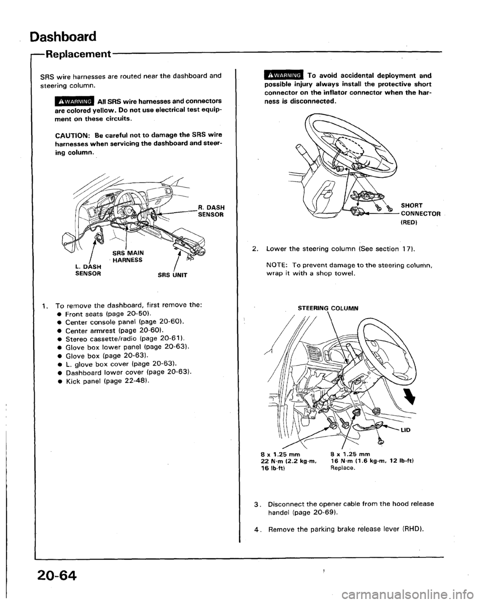 HONDA LEGEND 1991 2.G Workshop Manual 