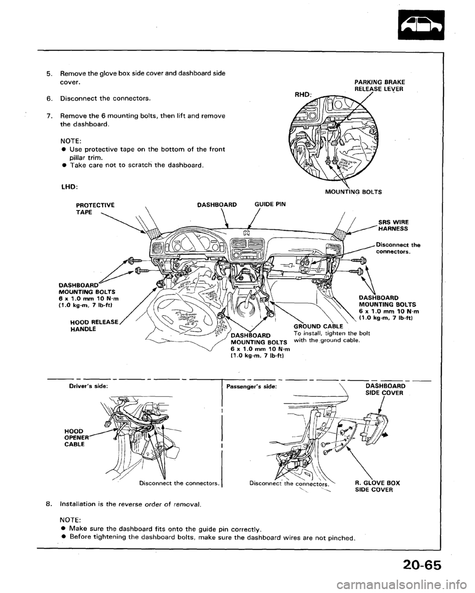 HONDA LEGEND 1991 2.G Workshop Manual 