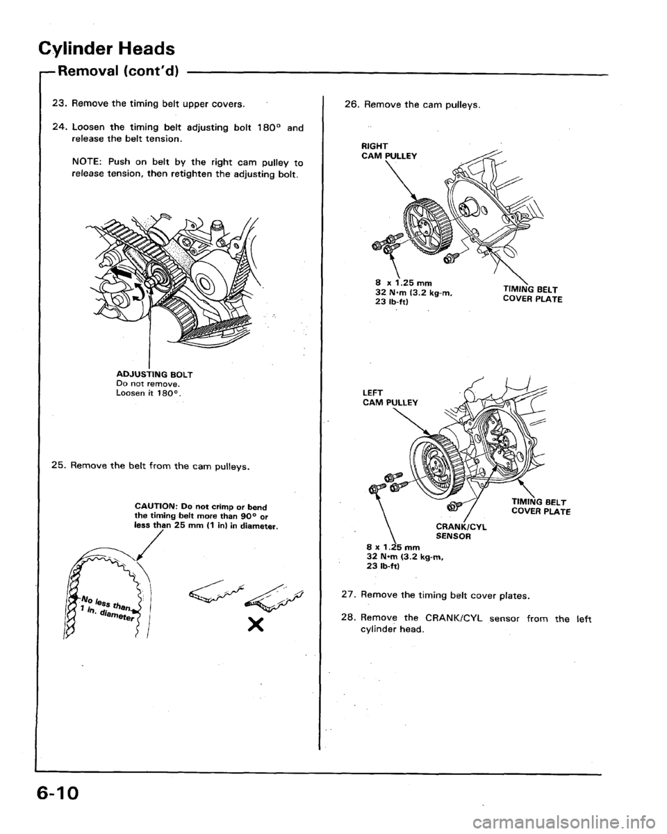 HONDA LEGEND 1991 2.G Workshop Manual 