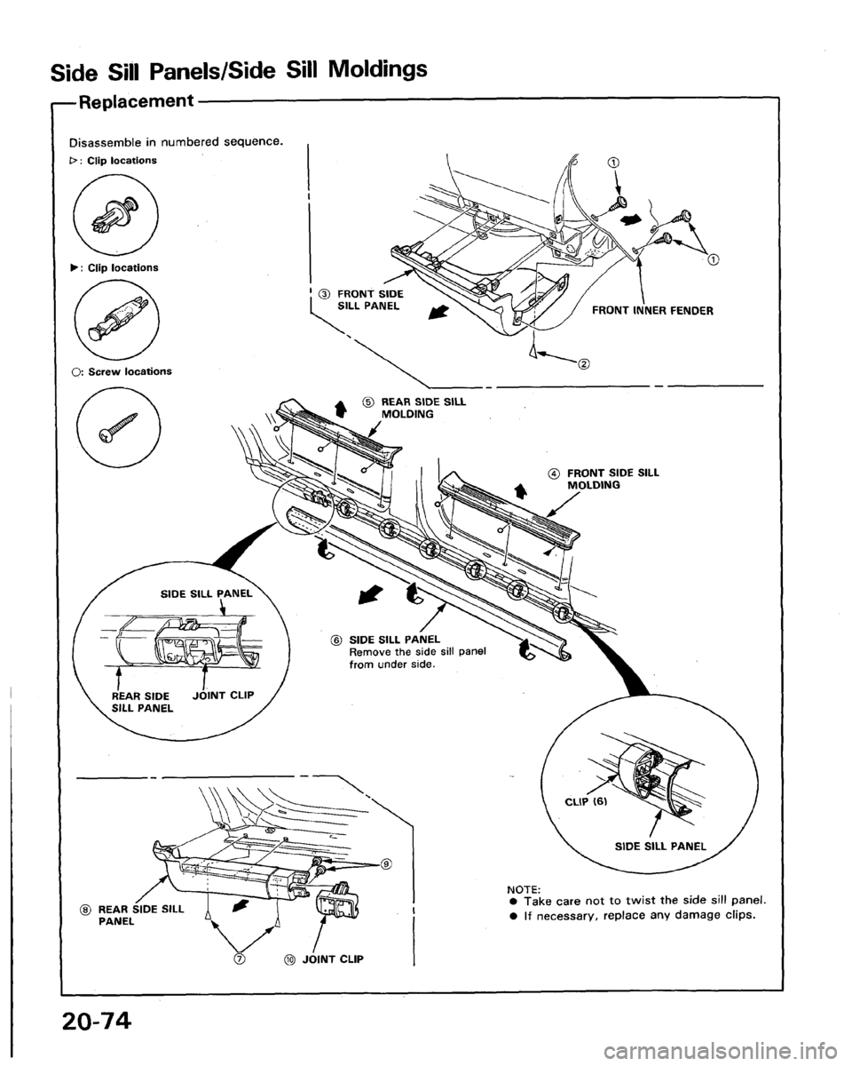 HONDA LEGEND 1991 2.G Workshop Manual 