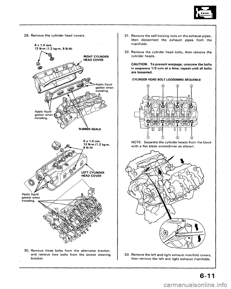 HONDA LEGEND 1991 2.G Workshop Manual 