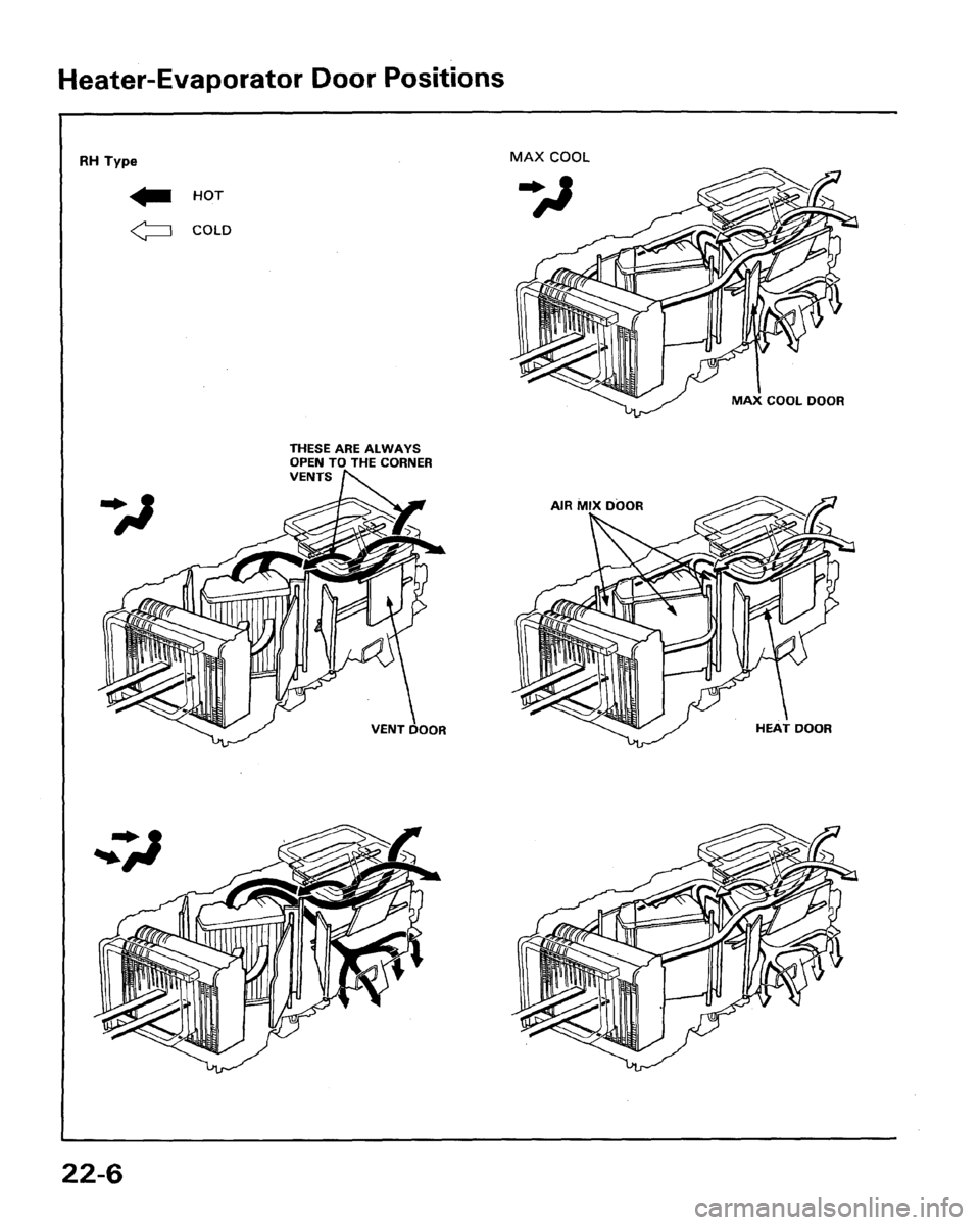 HONDA LEGEND 1991 2.G Workshop Manual 