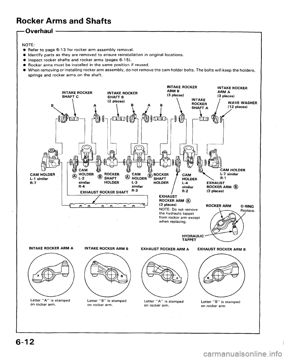 HONDA LEGEND 1991 2.G Workshop Manual 