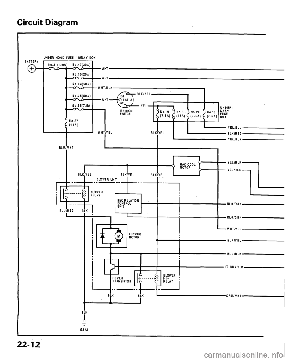 HONDA LEGEND 1991 2.G Workshop Manual 
