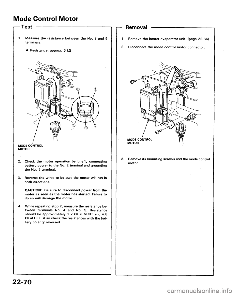 HONDA LEGEND 1991 2.G Workshop Manual 