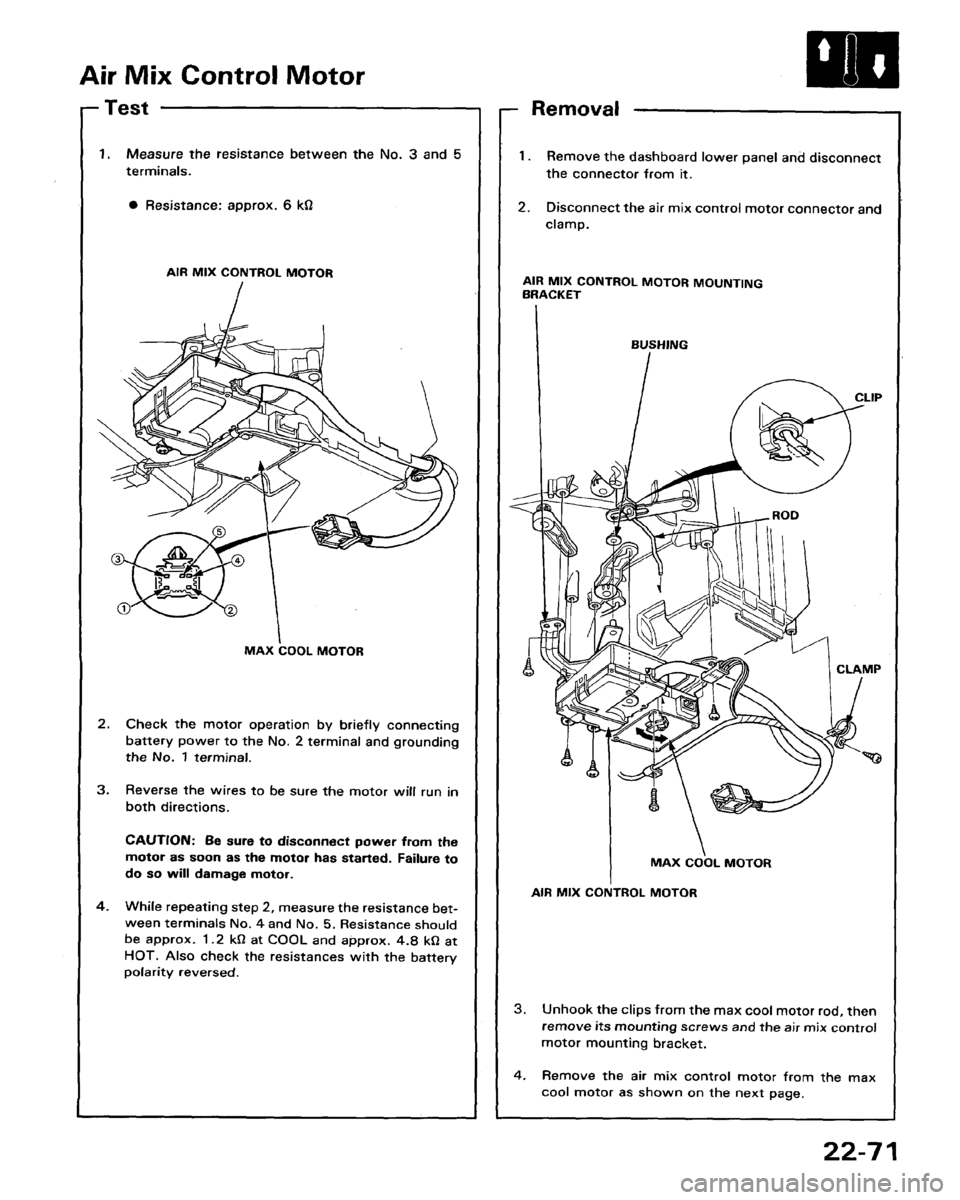 HONDA LEGEND 1991 2.G Workshop Manual 