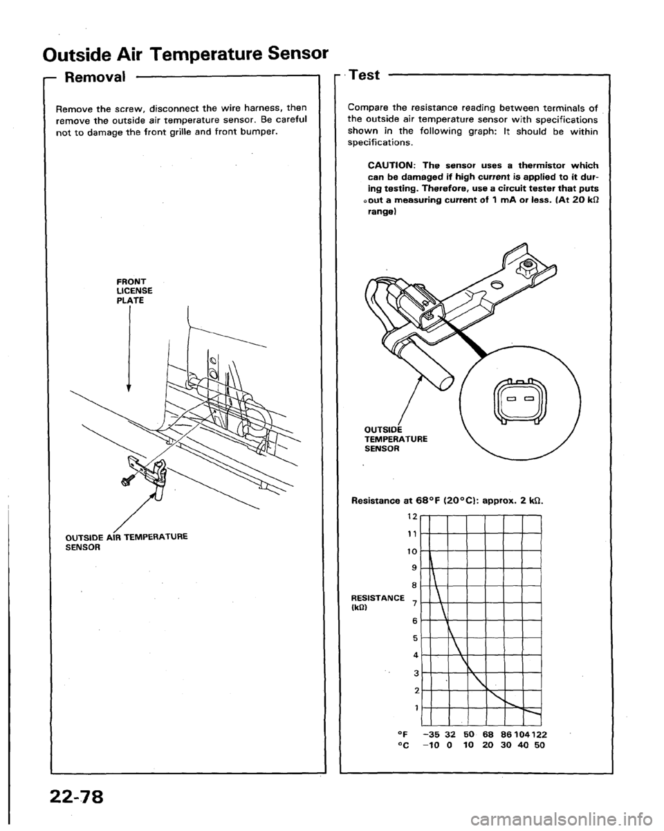 HONDA LEGEND 1991 2.G Workshop Manual 