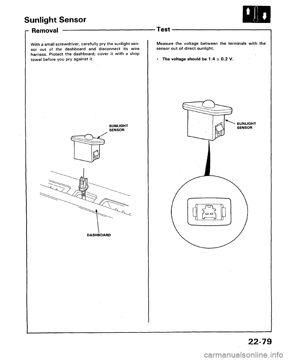 HONDA LEGEND 1991 2.G Workshop Manual 