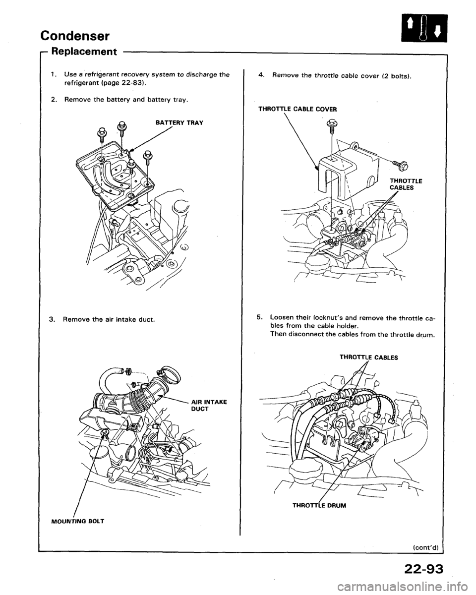 HONDA LEGEND 1991 2.G Workshop Manual 