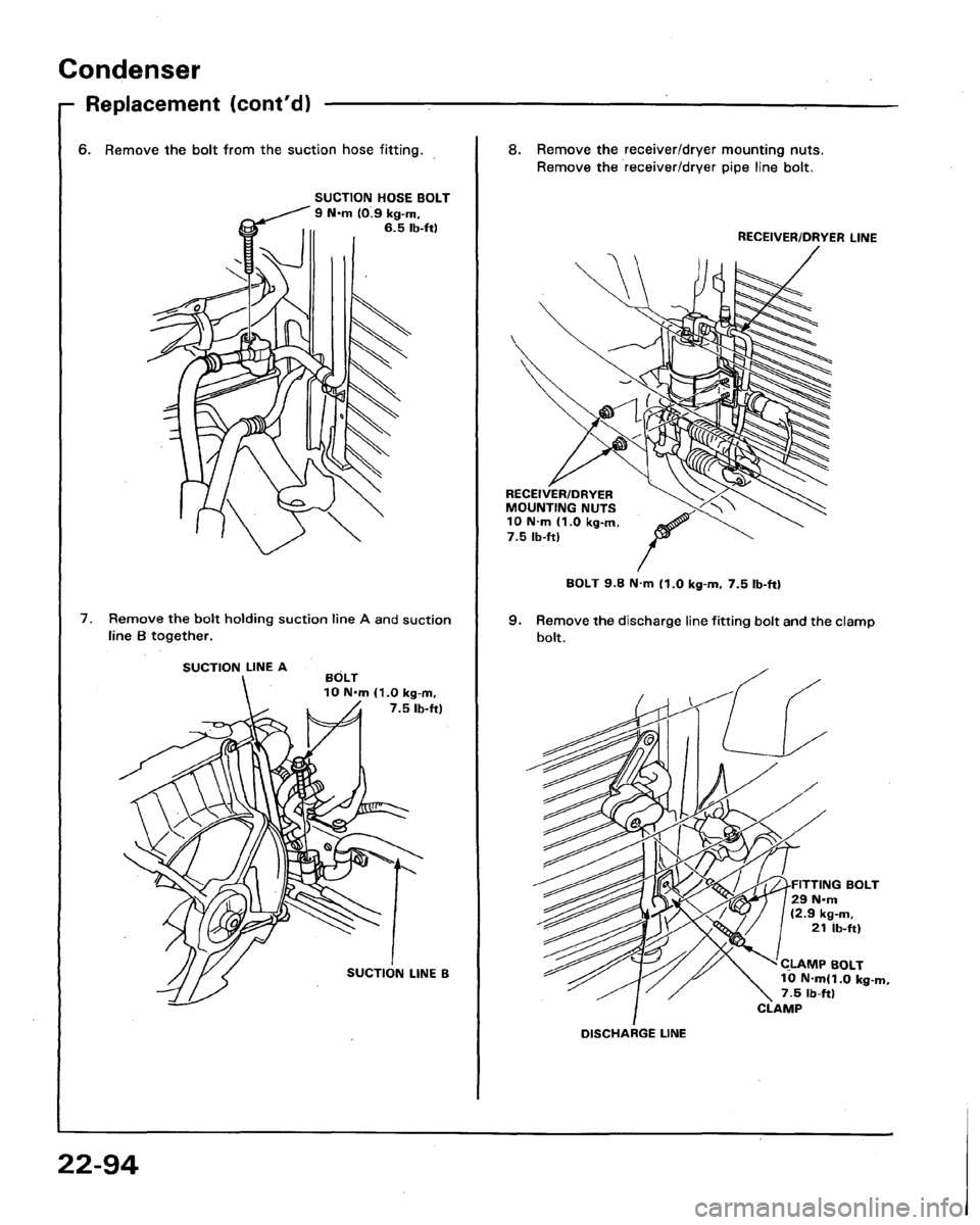 HONDA LEGEND 1991 2.G Workshop Manual 