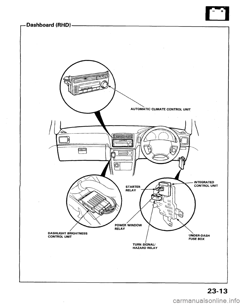HONDA LEGEND 1991 2.G Workshop Manual 