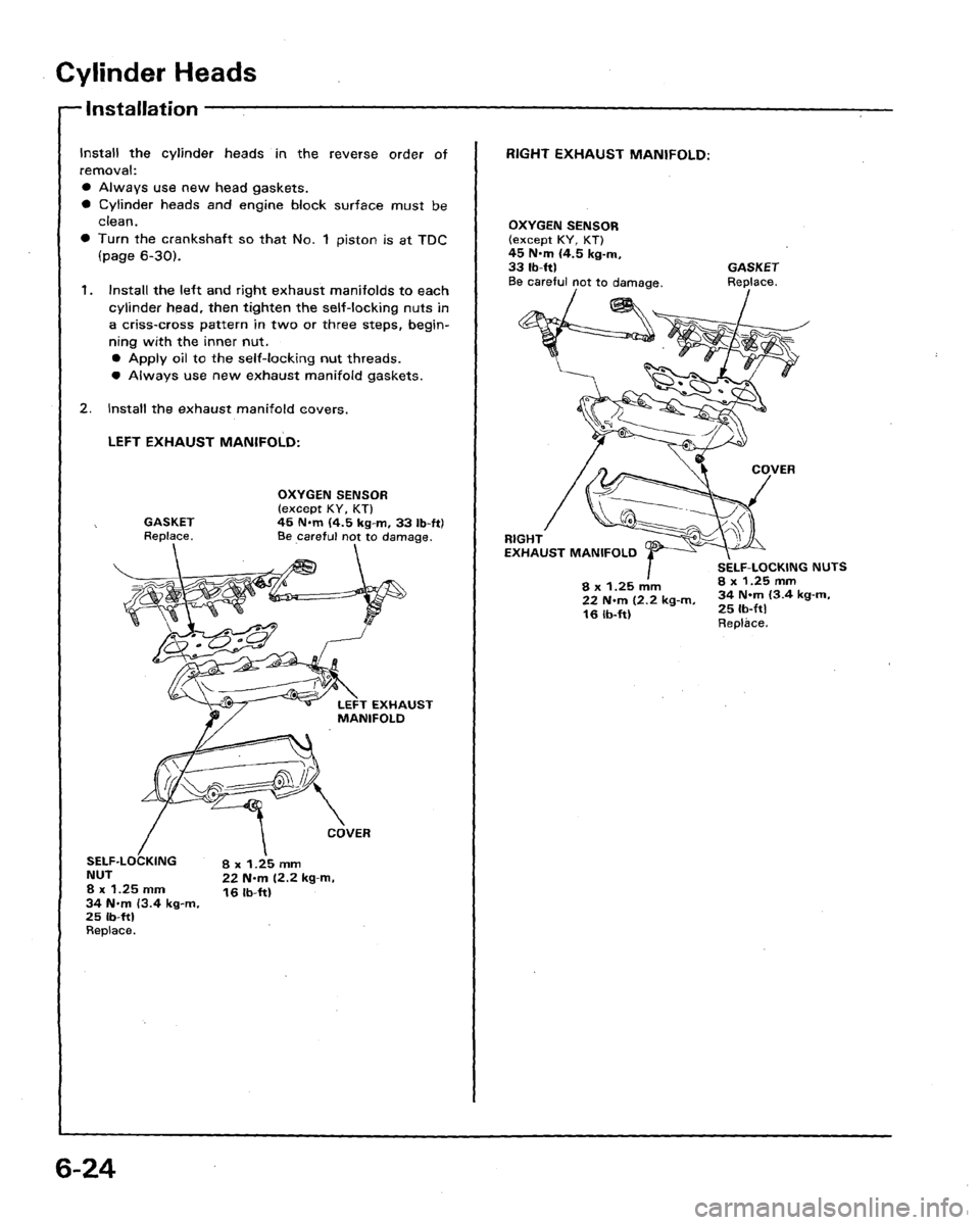 HONDA LEGEND 1991 2.G Workshop Manual 