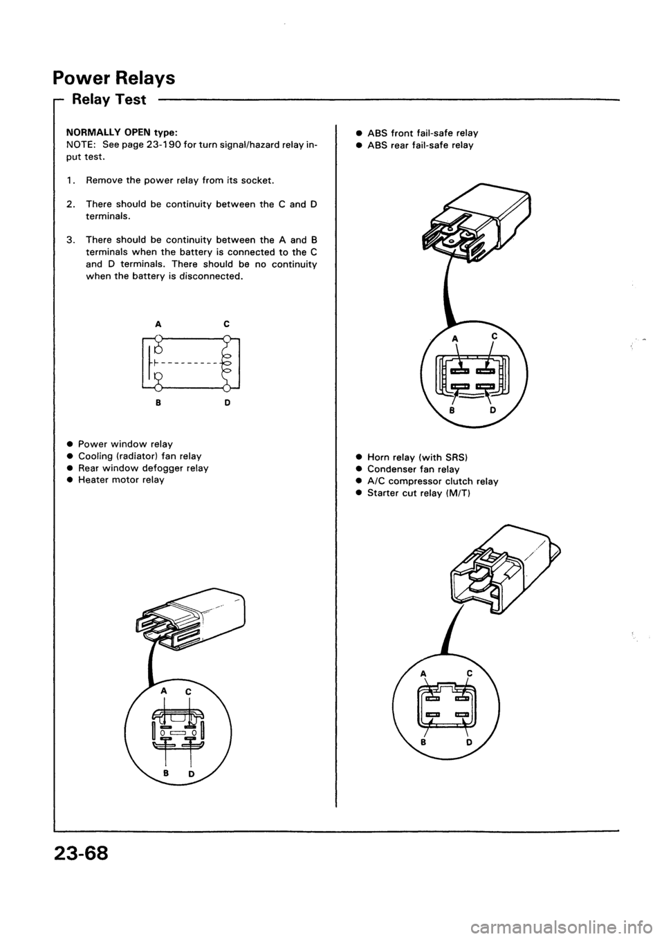 HONDA CIVIC 1992 5.G Workshop Manual 
