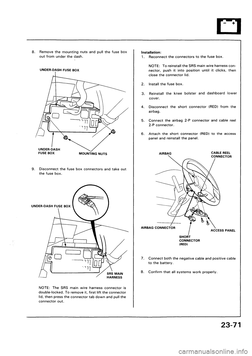 HONDA CIVIC 1992 5.G Workshop Manual 