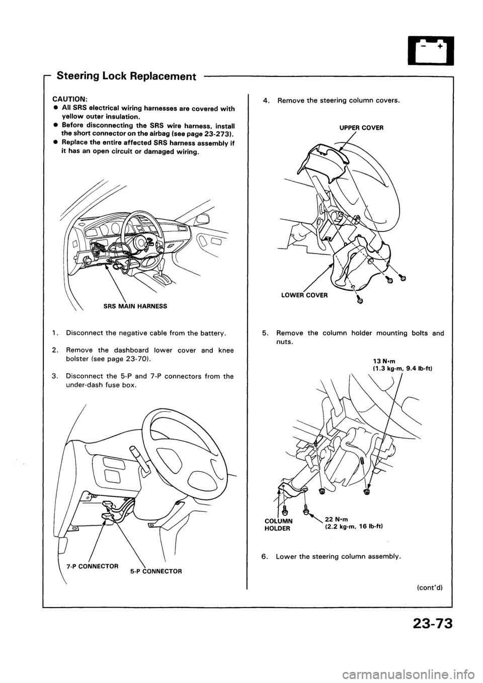 HONDA CIVIC 1992 5.G Workshop Manual 