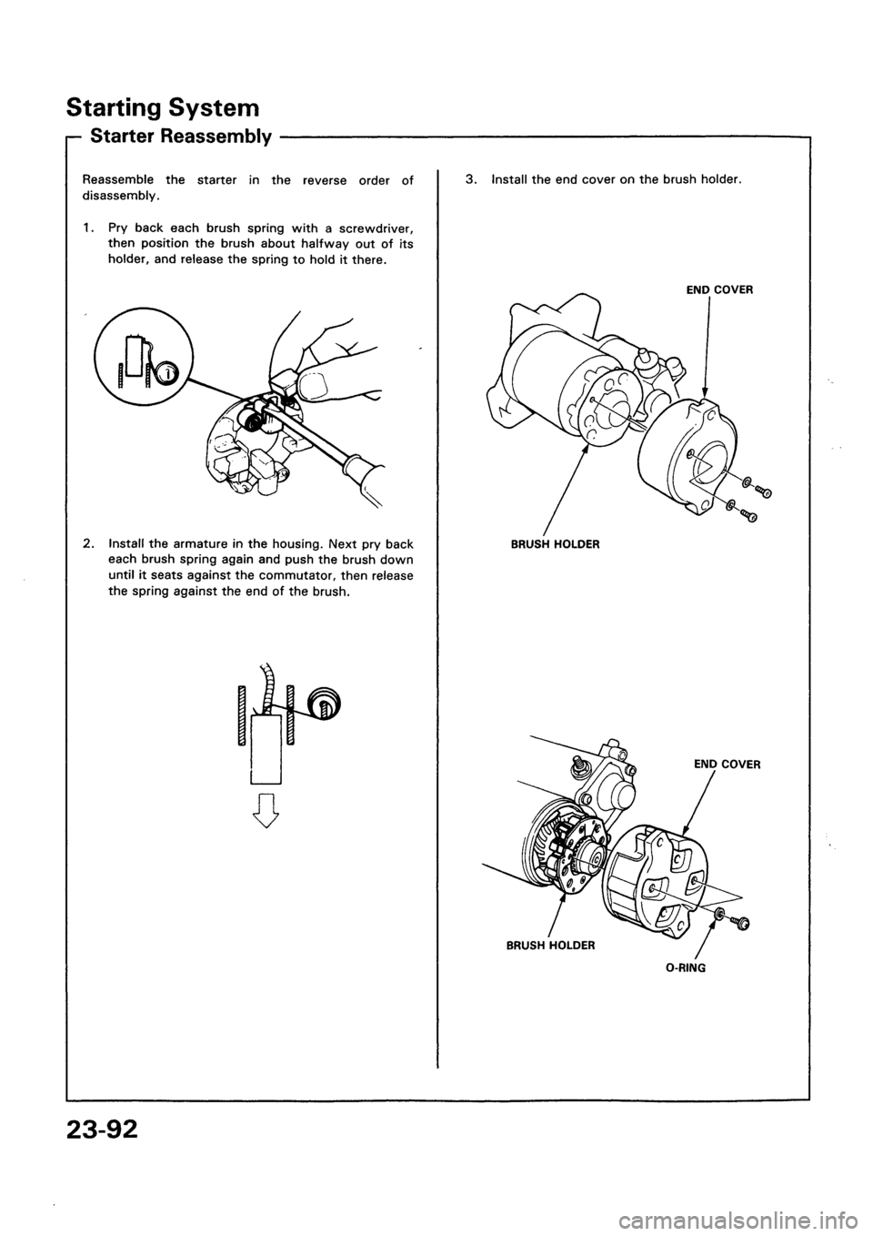 HONDA CIVIC 1992 5.G Workshop Manual 