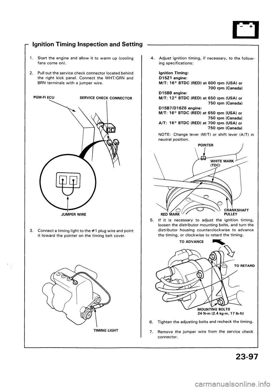 HONDA CIVIC 1992 5.G Workshop Manual 