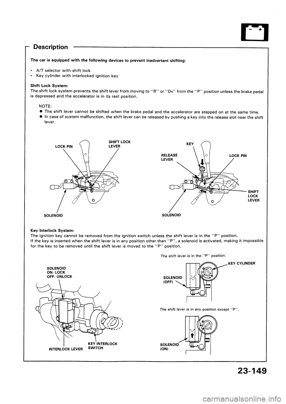 HONDA CIVIC 1992 5.G Workshop Manual 