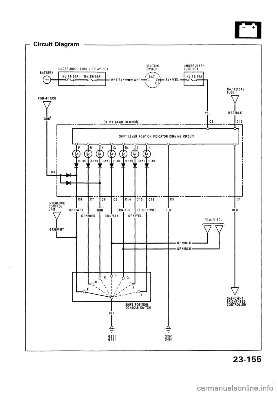 HONDA CIVIC 1992 5.G Workshop Manual 