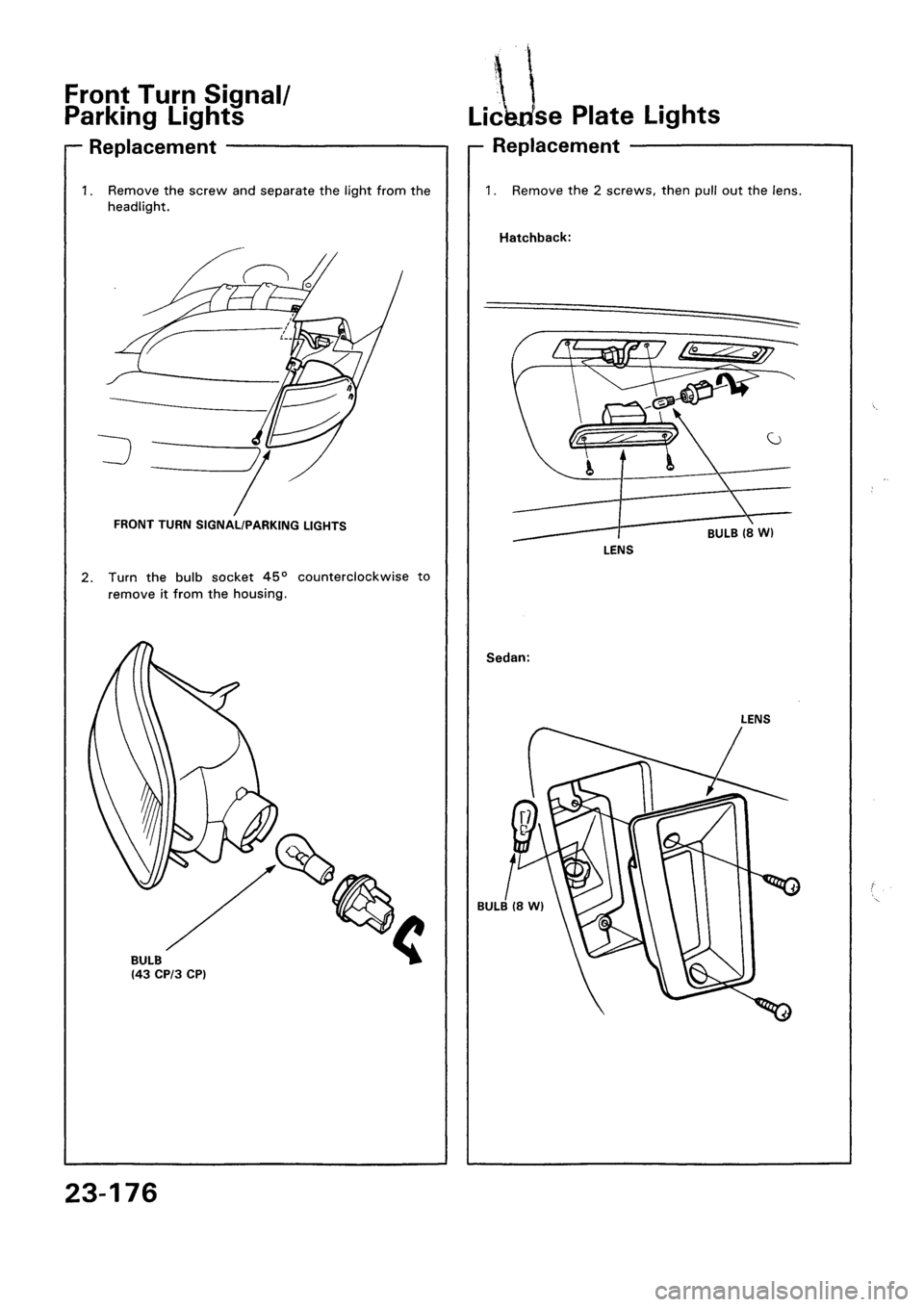 HONDA CIVIC 1992 5.G Workshop Manual 