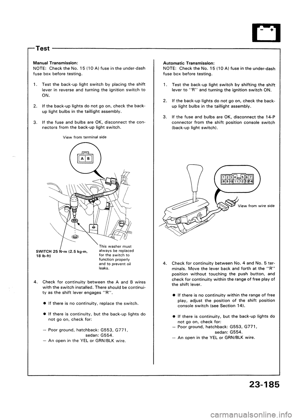 HONDA CIVIC 1992 5.G Workshop Manual 