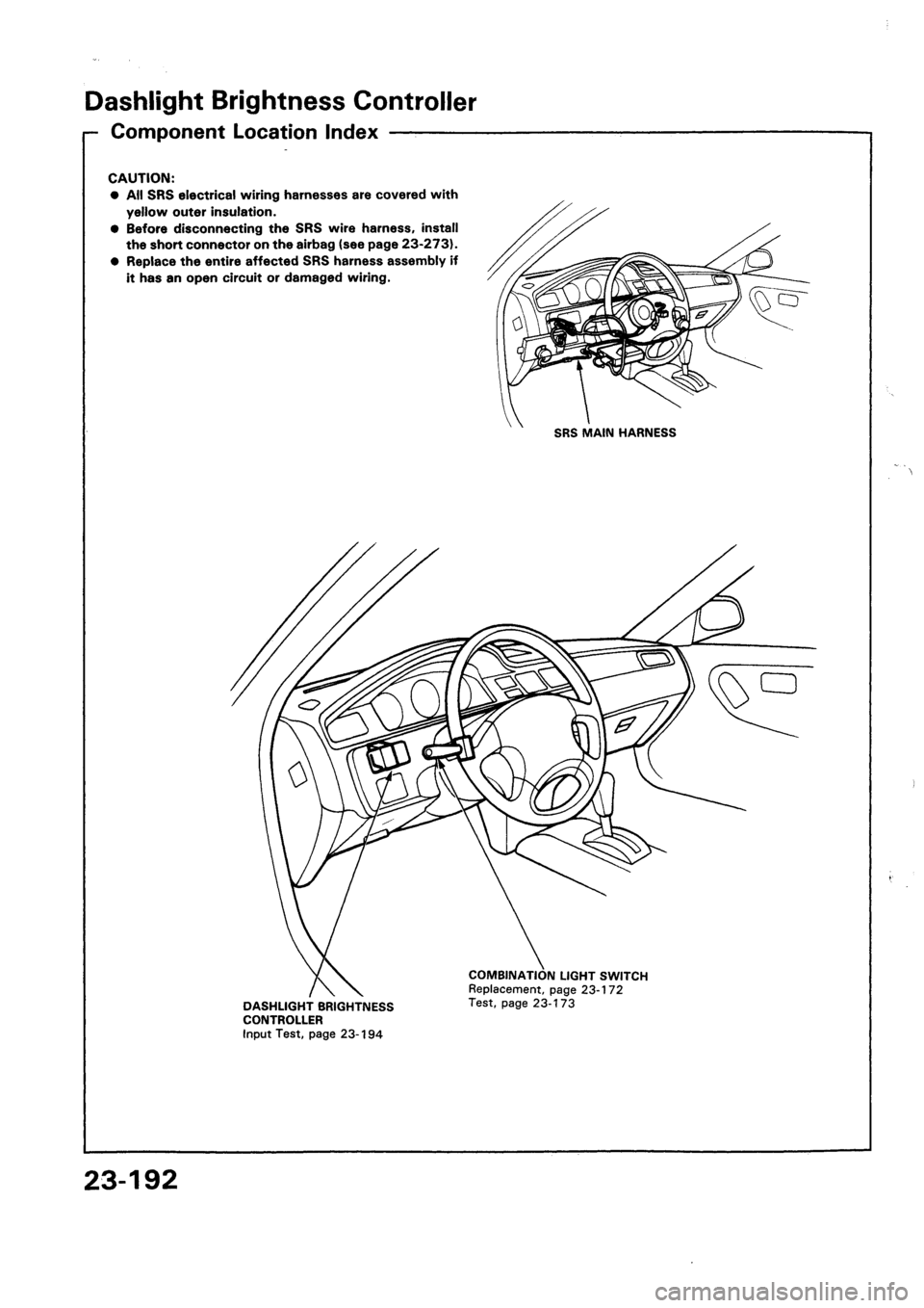 HONDA CIVIC 1992 5.G Workshop Manual 