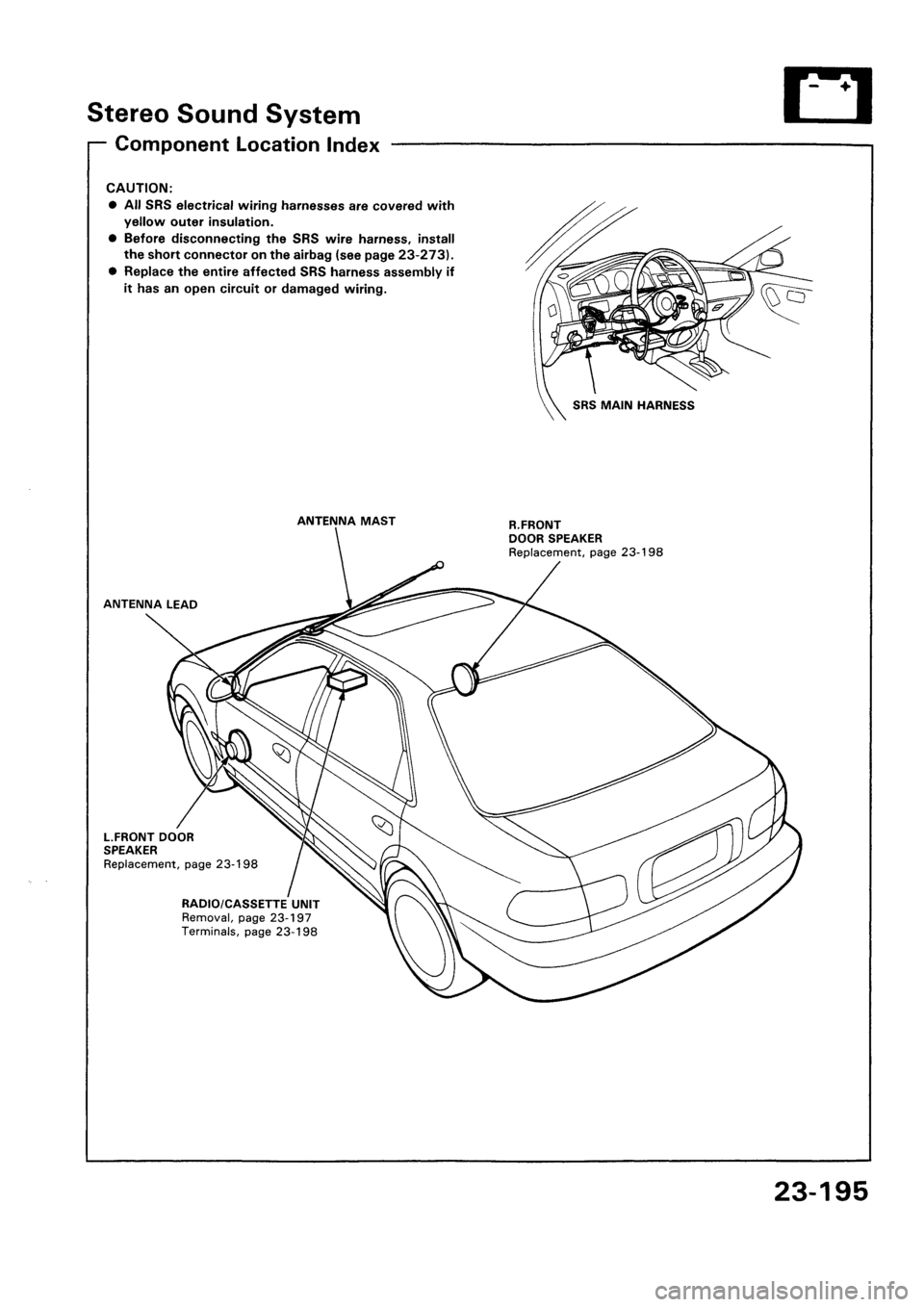 HONDA CIVIC 1992 5.G Workshop Manual 
