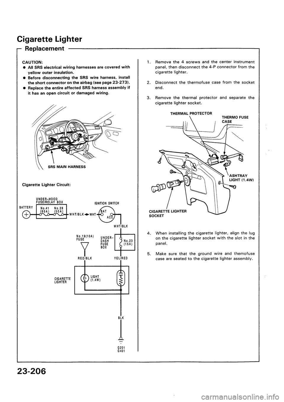 HONDA CIVIC 1992 5.G Workshop Manual 