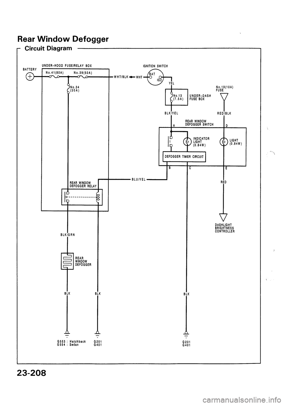 HONDA CIVIC 1992 5.G Workshop Manual 