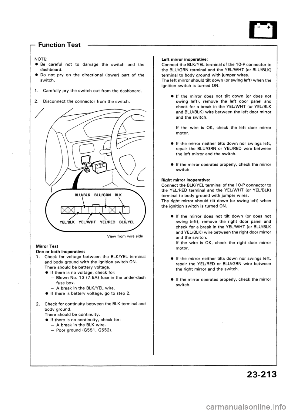 HONDA CIVIC 1992 5.G Workshop Manual 