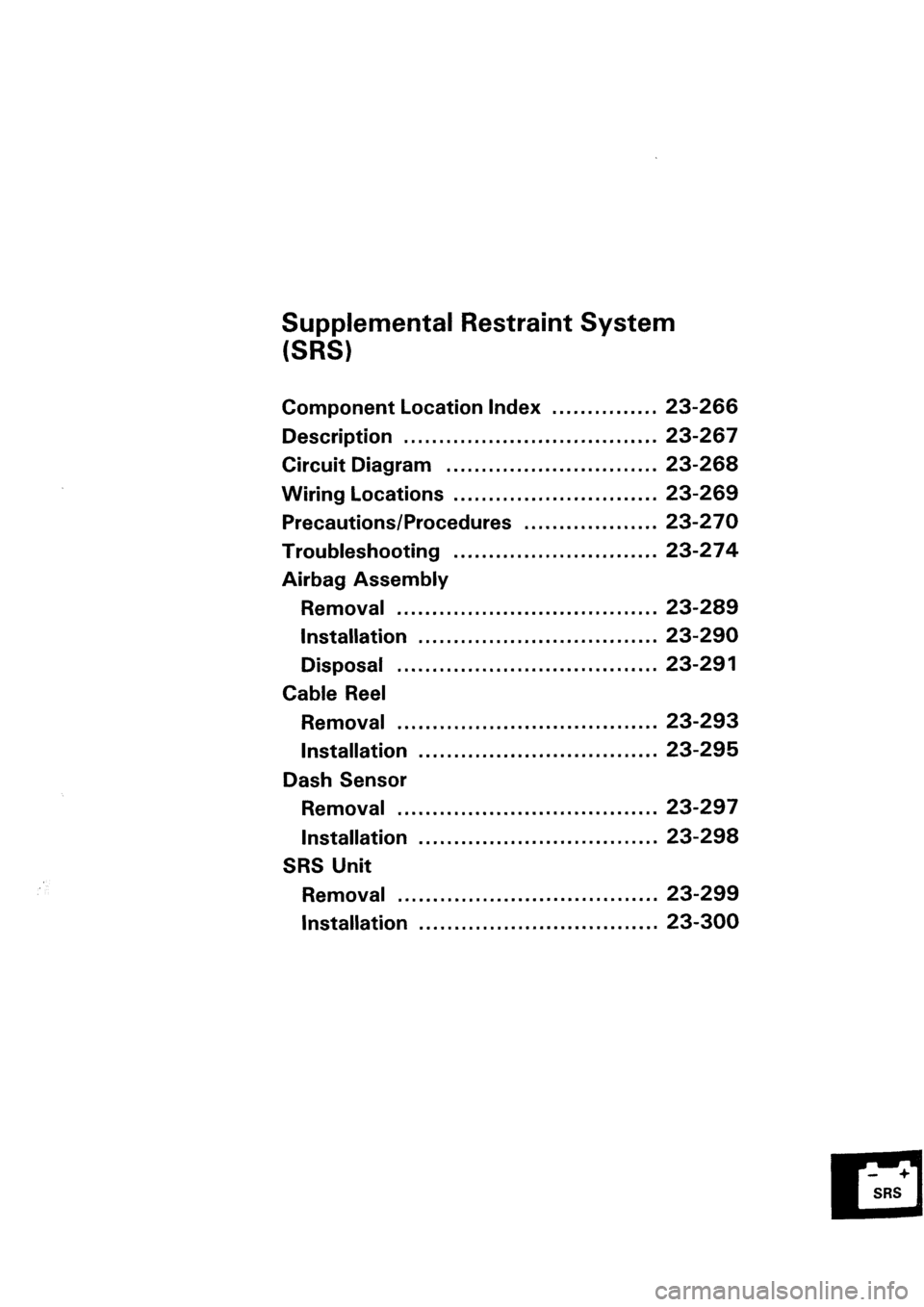 HONDA CIVIC 1992 5.G Workshop Manual 