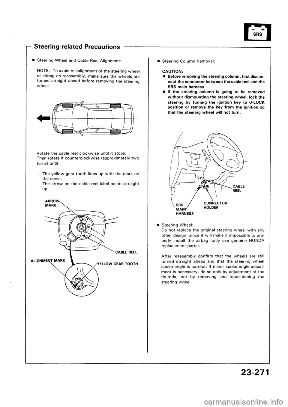 HONDA CIVIC 1992 5.G Workshop Manual 