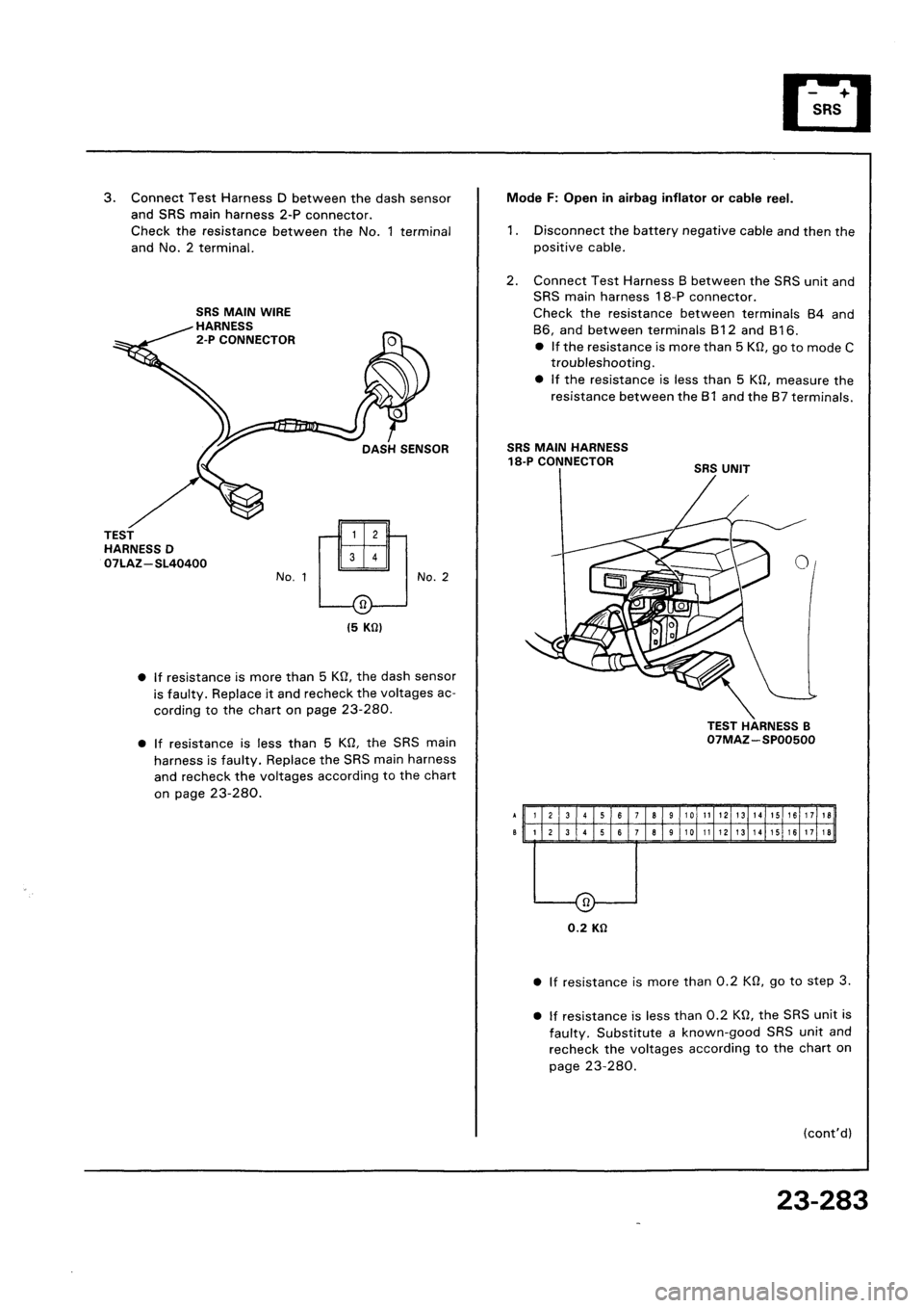HONDA CIVIC 1992 5.G Workshop Manual 