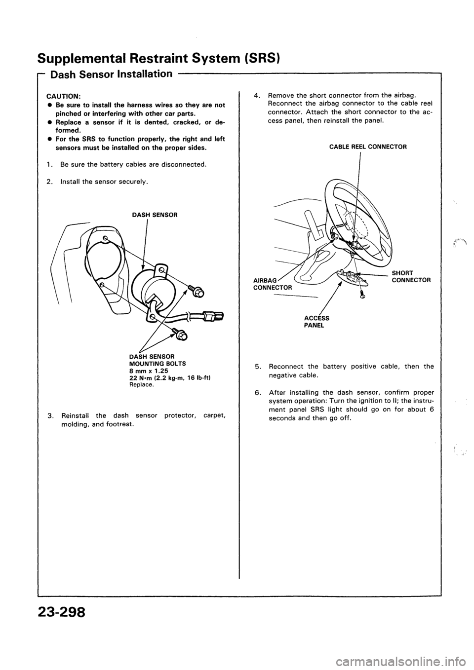 HONDA CIVIC 1992 5.G Workshop Manual 
