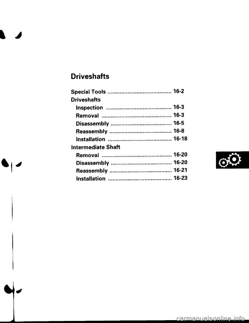 HONDA CIVIC 2000 6.G Workshop Manual I 