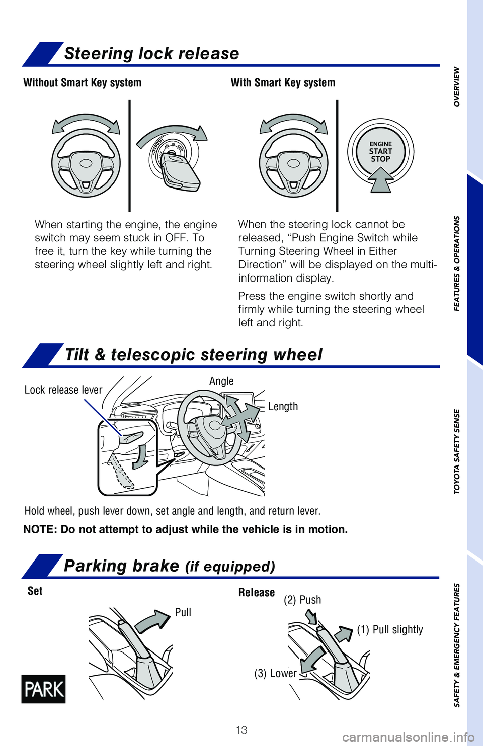 TOYOTA COROLLA 2021  Owners Manual (in English) 63926_Corolla_Txt.indd   1363926_Corolla_Txt.indd   133/24/20   9:04 AM3/24/20   9:04 AM 