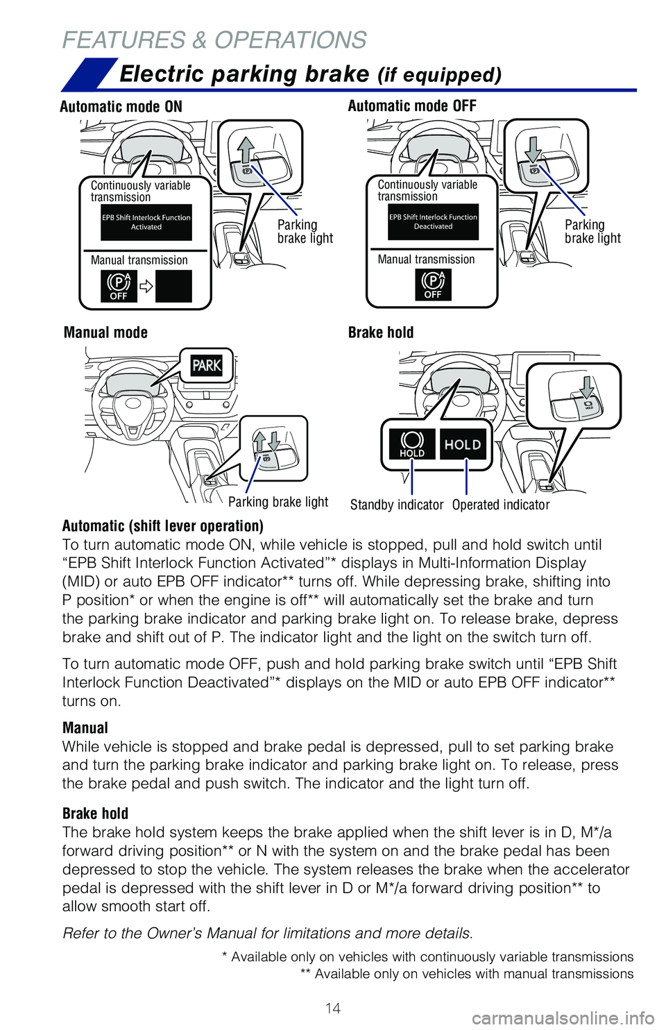 TOYOTA COROLLA 2021  Owners Manual (in English) 63926_Corolla_Txt.indd   1463926_Corolla_Txt.indd   143/24/20   9:04 AM3/24/20   9:04 AM 