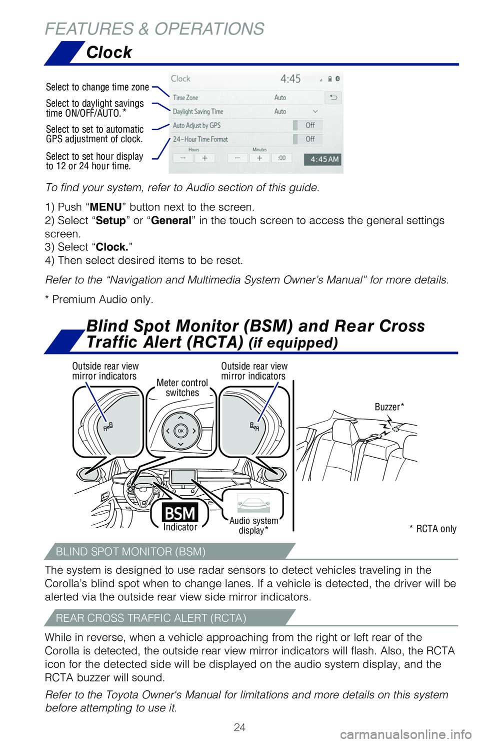 TOYOTA COROLLA 2021  Owners Manual (in English) 63926_Corolla_Txt.indd   2463926_Corolla_Txt.indd   243/24/20   9:04 AM3/24/20   9:04 AM 