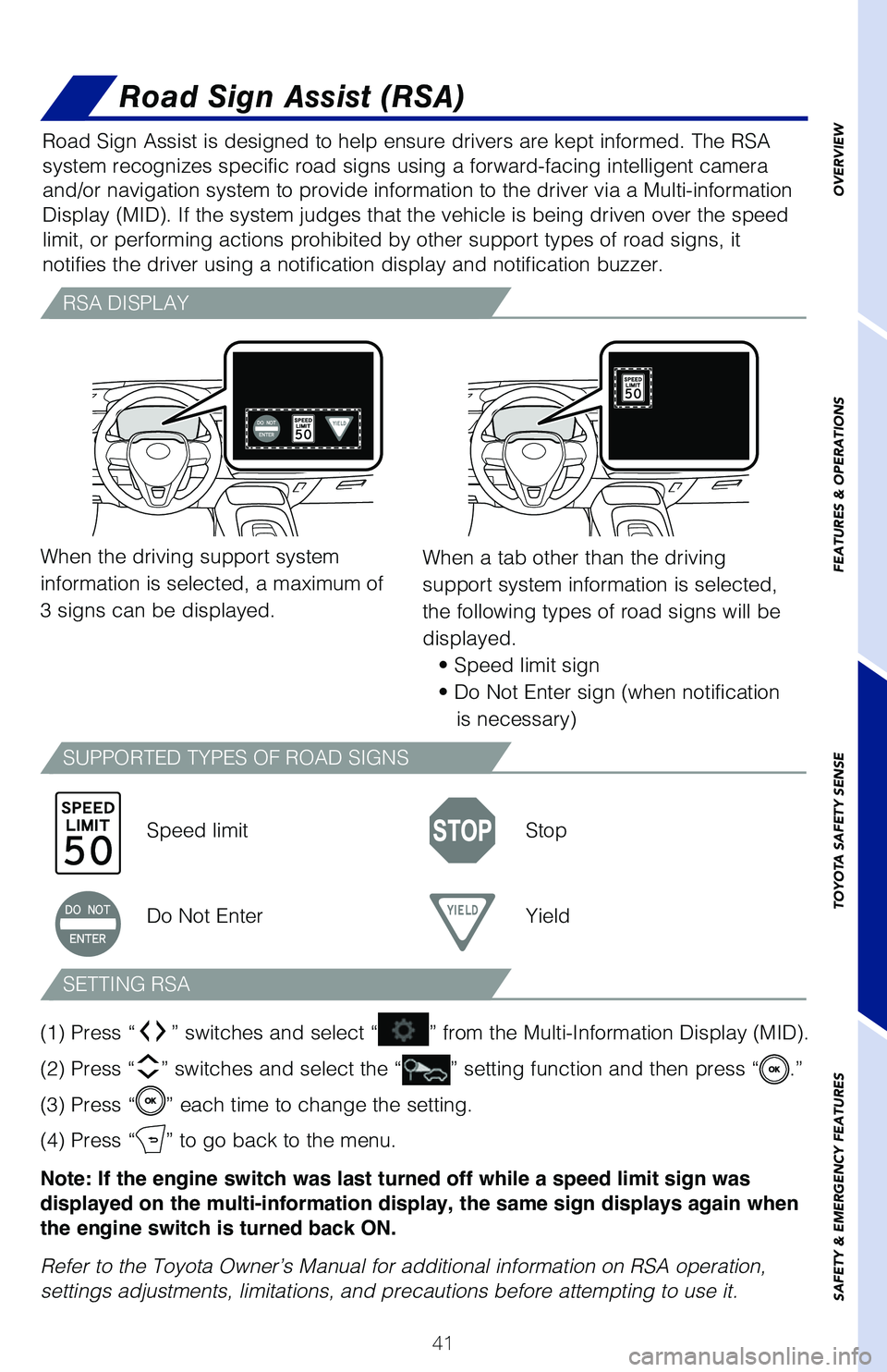 TOYOTA COROLLA 2021  Owners Manual (in English) 63926_Corolla_Txt.indd   4163926_Corolla_Txt.indd   413/24/20   9:04 AM3/24/20   9:04 AM 