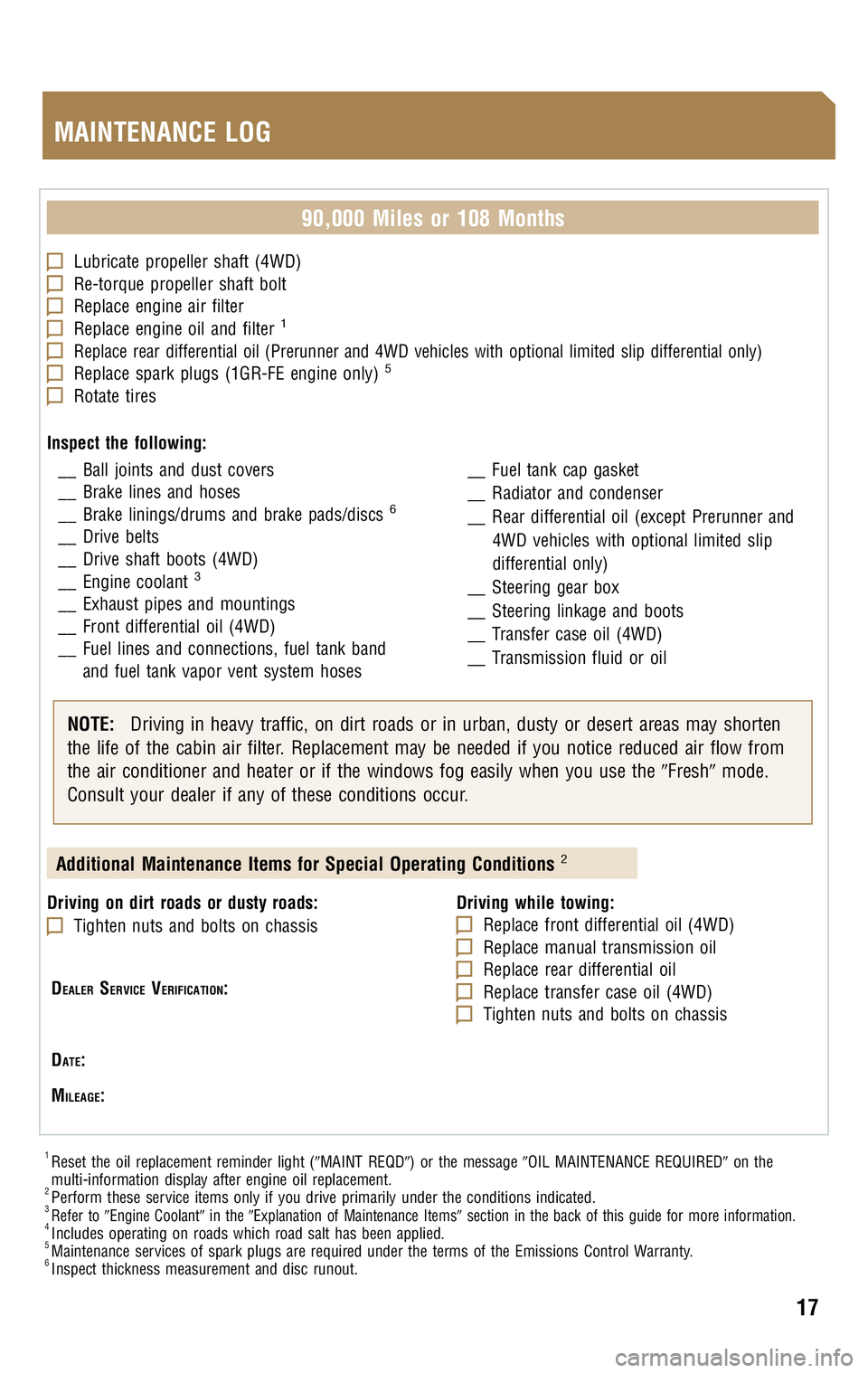 TOYOTA TACOMA 2009  Warranties & Maintenance Guides (in English) 